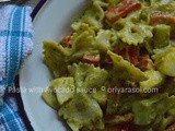 Pasta Salad with Avocado-Honey-Mustard-Lime Sauce