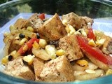 Roasted Corn - Tofu Salad