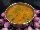 Shallots Rasam (Onion Rasam / Vengaya Rasam)