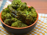 Sorisa Broccoli ( Broccoli in Mustard Paste )