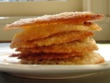 Crispy lacy almond cookies