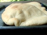 Giant puffy rosemary flatbread