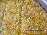 A Very Festive dessert; Syrup Soaked, Cheese Filled Pastry Strands – Kunefe