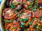 Bulgur pilaf with freekeh, aubergine, tomatoes – Firikli Sebzeli Bulgur Pilavi