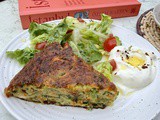 Fırın Mücveri – Baked courgettes with feta, herbs