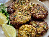 Leek fritters with cheese and herbs; Pirasa Mucveri and Pide Online Cookery Class