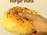 Eggless burger bun