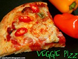 Veggie pizza - all home made