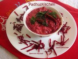 Beetroot Pachadi Recipe-Kerala Style