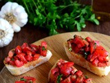 Bruschetta Recipe-Easy Bruschetta with Tomato