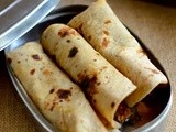 Chapati Rolls-Vegetable Paneer Chapati Rolls Recipe-Lunch Box Ideas for Work,School (Indian)