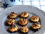Chocolate Coconut Macaroons-Chocolate Dipped Coconut Macaroons Recipe