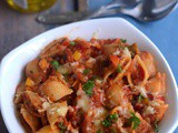 Conchiglie Pasta with Tomato Sauce-Bell Pepper-Red Sauce Pasta Recipe
