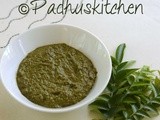 Curry leaves Thuvaiyal-Karuveppilai Thogayal Recipe