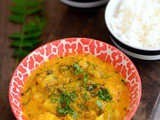 Dahi Aloo Sabzi-Dahi Wale Aloo Recipe-Potato in Yogurt Gravy