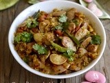 Double Beans Masala Curry Recipe-Indian-Vegan Recipe