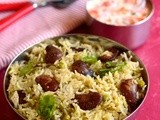 Double Beans Pulao-Double Beans Rice-Healthy Lunch Box Recipes