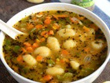 Easy Gnocchi Soup Recipe-Vegetarian Gnocchi Soup Recipe-Potato Gnocchi Soup