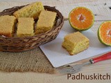 Eggless Orange Cake-Eggless Cake Recipes