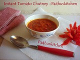 Instant Tomato Chutney-Tomato Chutney Recipe
