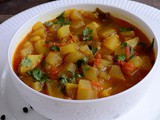 Lauki Gravy Recipe-Quick Bottle Gourd Gravy in Pressure Cooker-Dudhi Gravy for chapathi