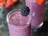 Mixed Berry Banana Smoothie Recipe-Healthy Breakfast Smoothie-Berry Smoothie with Yogurt