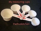 My Measuring Cups and Measuring Spoon