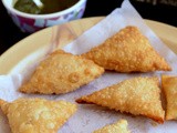 Onion Samosa Recipe-How to make Onion Samosas-(Step wise pictures)