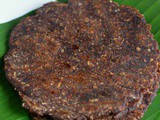 Ragi Sweet Adai-Instant Kezhvaragu Adai-South Indian Ragi Recipe
