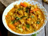 Soya Chunks Kurma Recipe-Meal Maker Kurma-Soya Chunks Vegetable Masala Gravy