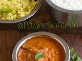 Soya Chunks Kuzhambu-Meal Maker Masala Kulambu Recipe-Kuzhambu Recipes