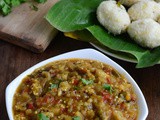Sutta Kathirikkai Gothsu-Roasted Brinjal Gothsu-Side Dish for Pidi Kozhukattai