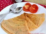 Tomato Dosa-Thakkali Dosai-Instant Dosa Recipe