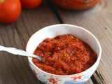 Tomato Thokku with Garlic-Easy Thakkali Thokku Recipe