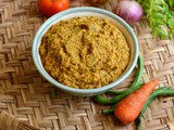 Vegetable Chutney Recipe-Side Dish for Rice-Chapati