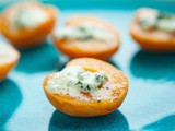Apricots with Blue Cheese