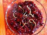 Cranberry-Pomegranate Sauce w/Red Wine