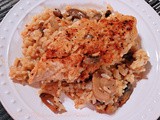 Easy Chicken Rice and Mushroom Bake