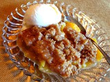 Peach Crisp with Sweet Topping