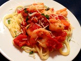 Shrimp Pasta w/Tomato and Basil