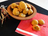Super Bowl Kickoff Savories ~ Cheese-wrapped Olive Bites