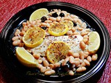 Tilapia Baked with Cannellini Beans and Black Olives