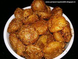 Aloo tuk / sindhi style fried tangy potatoes
