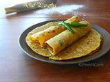 Dal Paratha Or Indian Flatbread From Lentil Curry