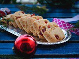 Eggless Tutti Fruity Shortbread Cookies For Christmas