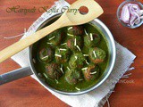 Hariyali Kofta Or Mixed Vegetable kofta Cooked In Green Gravy