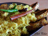 Ilish Or Elish Polao Or Pulao/Bengali Rice Pilaf With Hilsha Fish