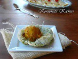 Koraishutir Kochuri/Kachori-Matar/Mutter/Fresh green pea stuffed fried Indian bread & Aloor dum or Dum Aloo