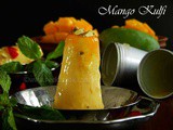 Refreshing Mango Kulfi Or Indian Mango Flavored Ice-Cream