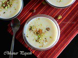 Ricotta Cheese Pudding Or Chhanar Payesh
